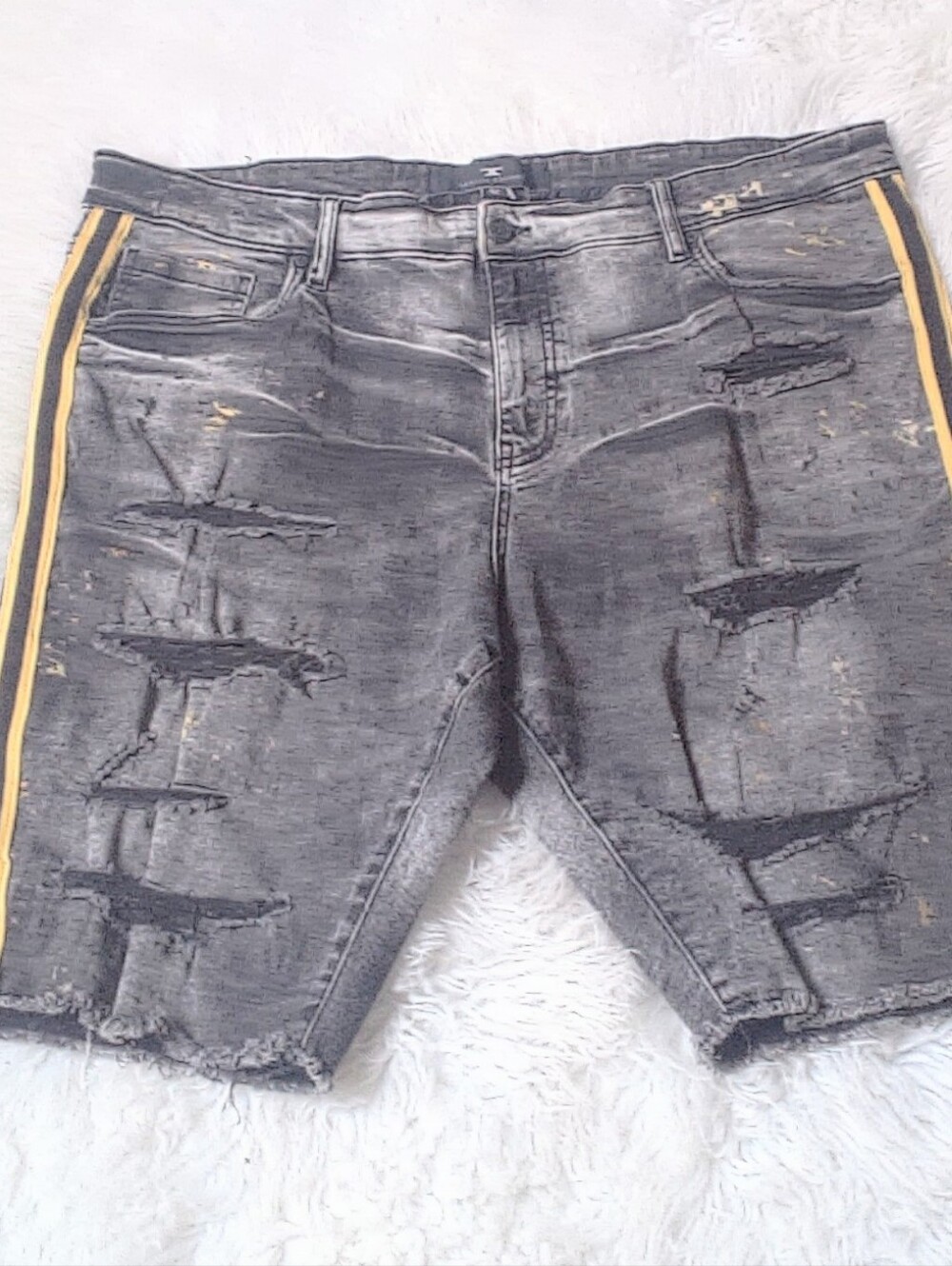 Legacy Edition Men's Distressed  Denim Shorts Size 42